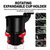 Adjustable Base Car Cup Holder 360° Rotation Car Cup Holder Expander  Car Organizer