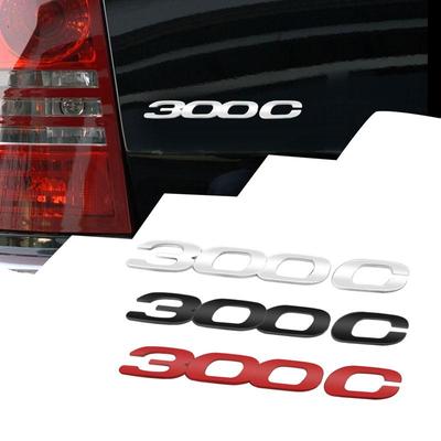 Insignia de aleación de Metal 3D 300c, pegatina con emblema para maletero trasero de coche, decoración para Aspen Sebring Ypsilon, accesorios para coche