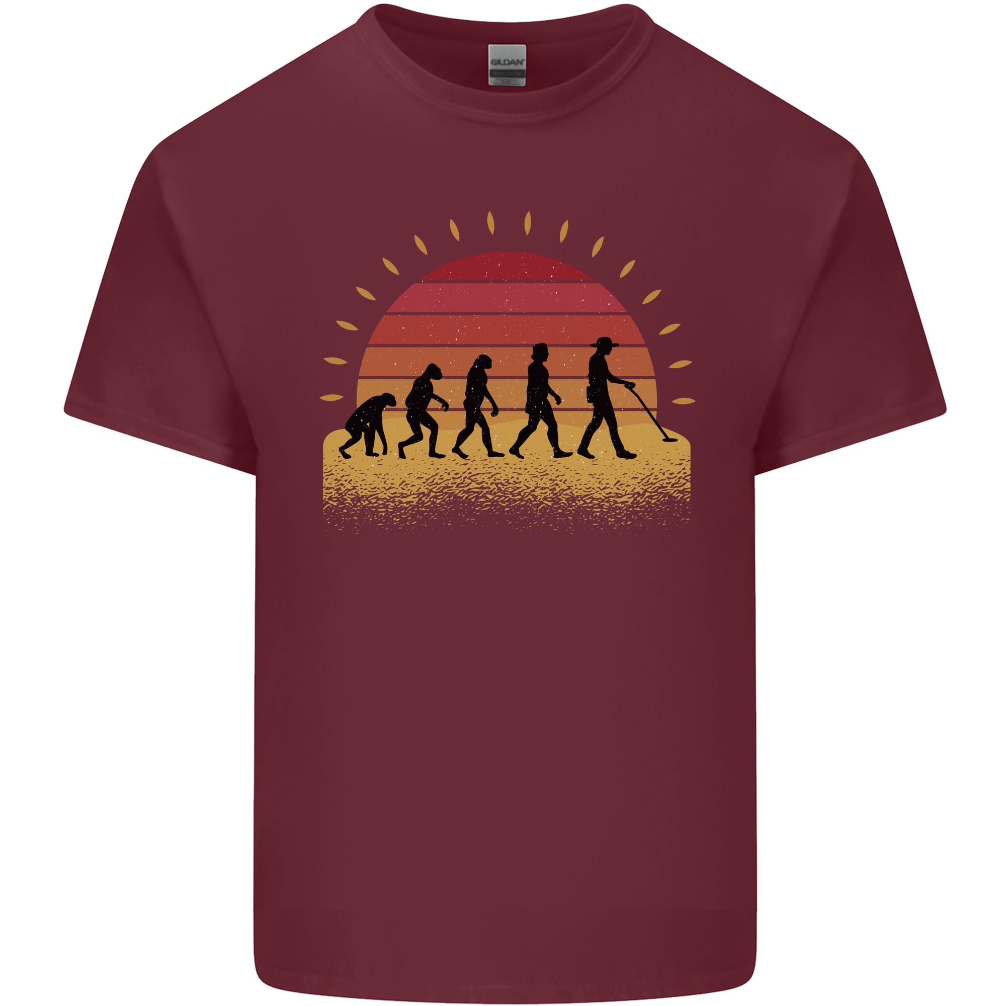 Evolution of a Metal Detector Detecting Unisexs Light Cotton TShirt S