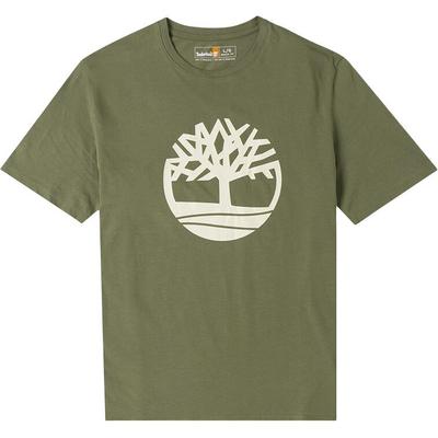 Pattern Printed Crew Neck Short Sleeve T-Shirt Men Tops Green A6281590
