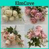 Artificial Flower Wedding Decor With Diamond Accents For Photography And Home Styling