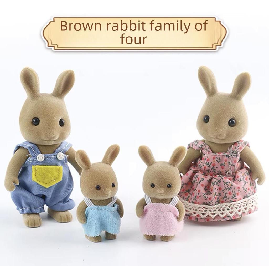 Senbel Mini Rabbit Doll Clothes Accessories for Children's Play House Set