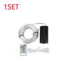 1-5Set LED Bike Wheel Lights Remote Control Safety Warning Tire Strip Light 2 Meters 20 Lights 16 Colors for Bike Night Riding