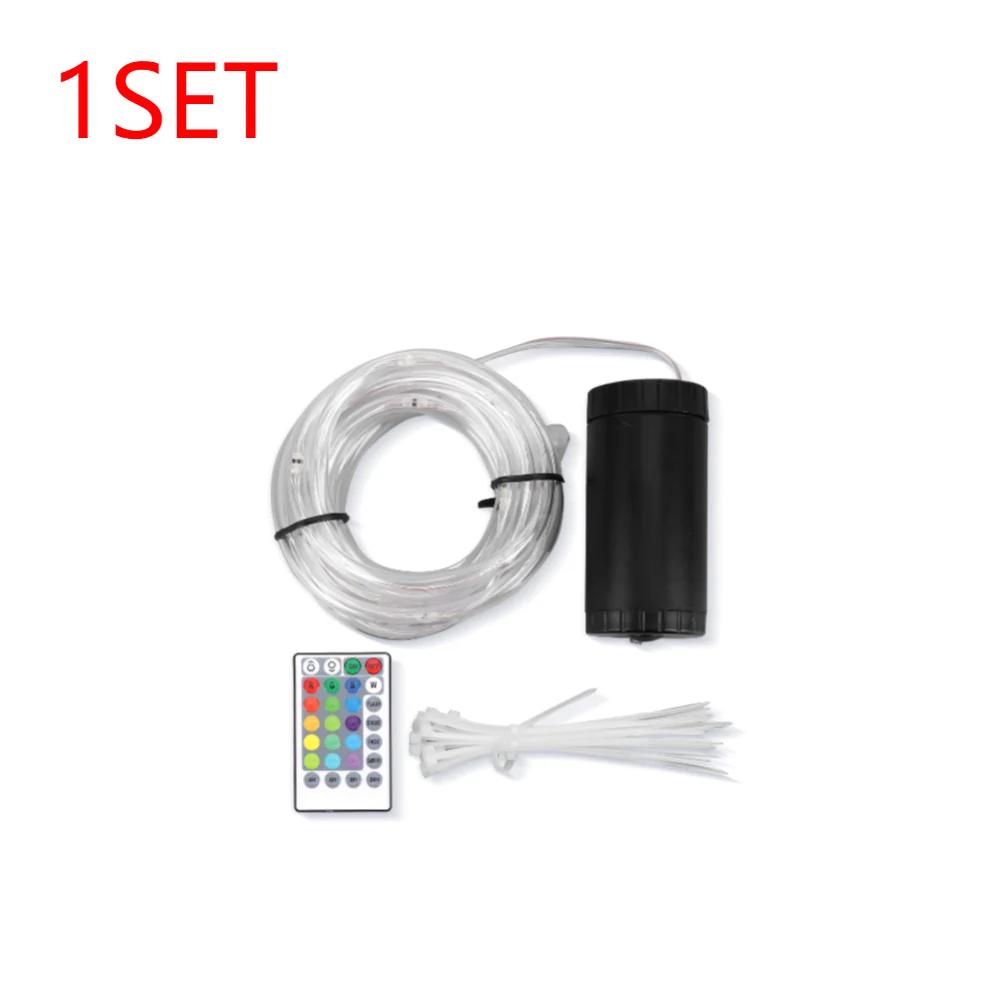 

1-5Set LED Bike Wheel Lights Remote Control Safety Warning Tire Strip Light 2 meters 20 lights 16 Colors for Bike Night Riding