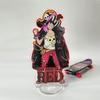 One Piece Acrylic stand plaques  elegant and sophisticated creative cartoon gifts for office desk decoration Rock style attire