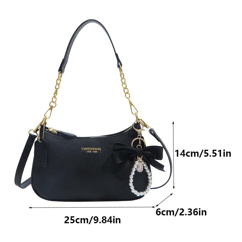 Yogodlns Faionable Casual Crossbody Bag Women's Oulder Bag Trendy Design Underarm Bag Soft PU Leather Color Handbags Purses