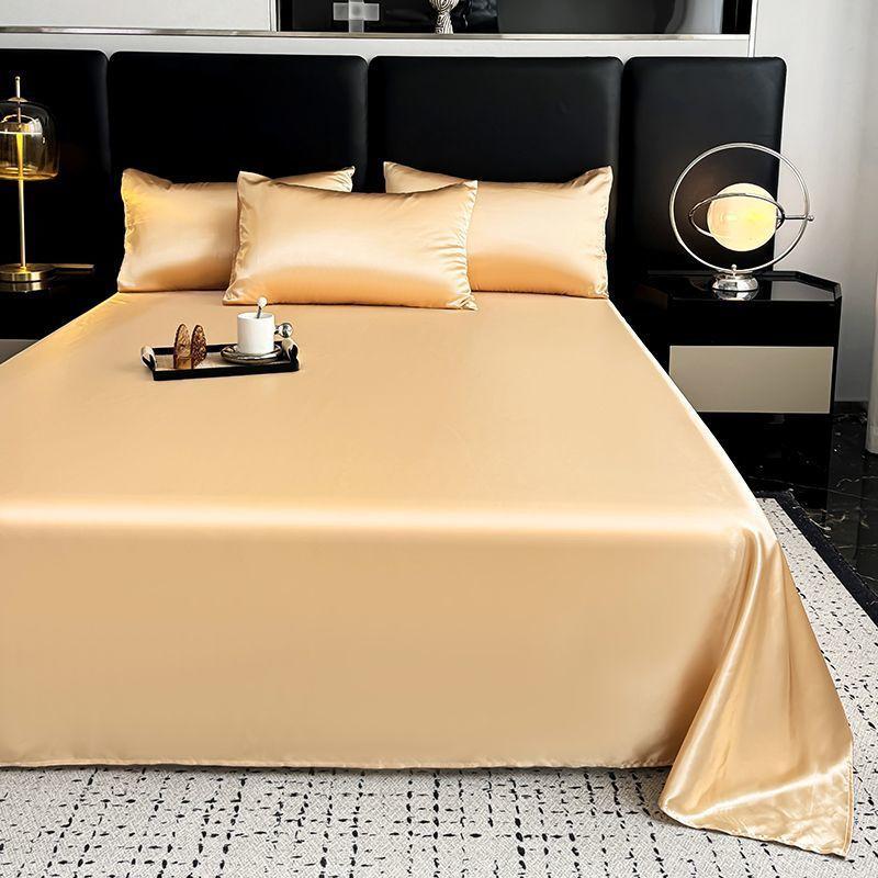 Hot Season Solo Cooling Bed Sheet: Solid - Color, Breathable Bedding Perfect for College Dorms & Summer Naps