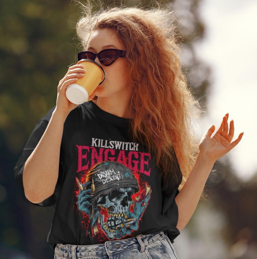 

Killswitch Engage Rock-группа 2000 Концерт Фан-Музыка Женская Футболка Оверсайз S-XXXL 3XL