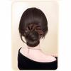 Elegant False Hair Pieces Claw Clip Ball Head Wig Korean Style Flower Bun Head Wig  Daily Use