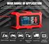 E-FAST 12V Battery Tester & Analyzer for Car/Motorcycle - Lead-Acid & Lithium-Iron Fast Charger