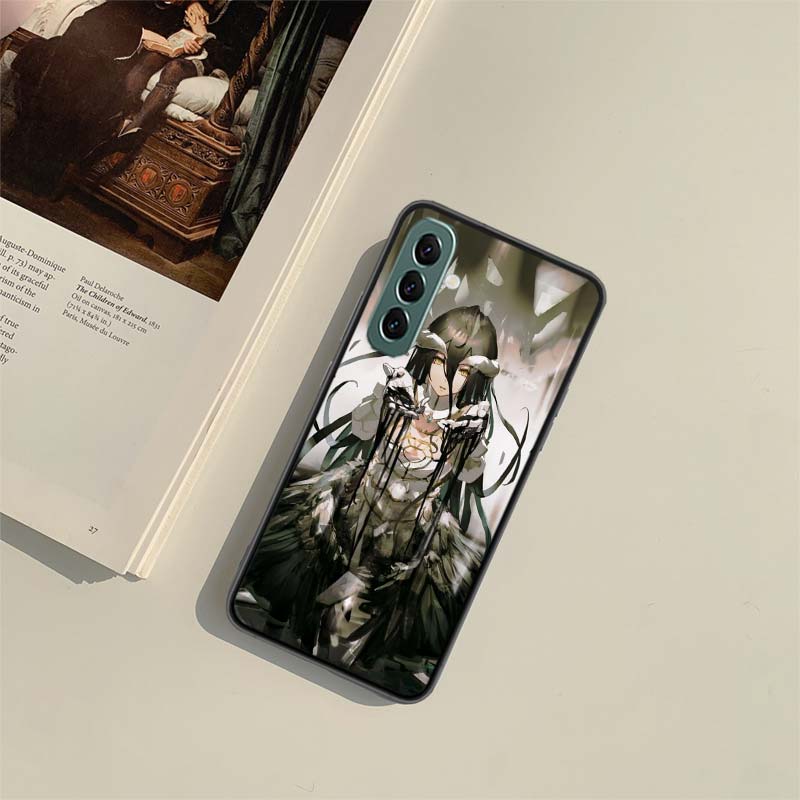 Albedo Overlord Phone Case For Samsung A04S A05S A15 A25 A35 A55 A14 A24 A34 A54 A71 A51 A41 A31 A21S A11 Galaxy Note 20 10 9 8