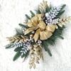 60cm Flower Wreath Staircase Decoration Christmas Hanging Nordic Home Festival Scene Atmosphere Props