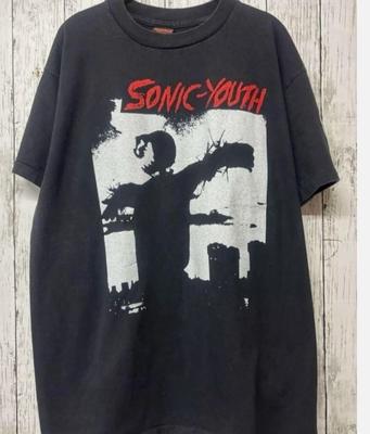 Sonic Youth Band T-Shirt Retro Style Schwarzes Baumwoll-T-Shirt Unisex S-5XL Unisex T-Shirt