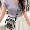 Purse PVC Jelly Bag Candy Color Shoulder Bag Simple Transparent Crossbody Bag  Outdoor