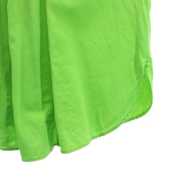 Kenzo Made In Japan Long Sleeve Shirt M Greenish Women Used