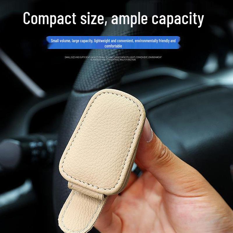 Car Sun Visor Sunglasses Holder and Storage Clip