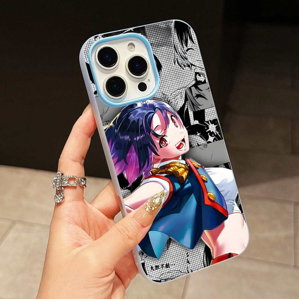 

Mato seihei Yakumo Ezo Jelly Double layer Light Blue Mobile Phone Case for iPhone 17 16 15 14 13 12 11 Air Pro Max Plus iPhone 15 Plus