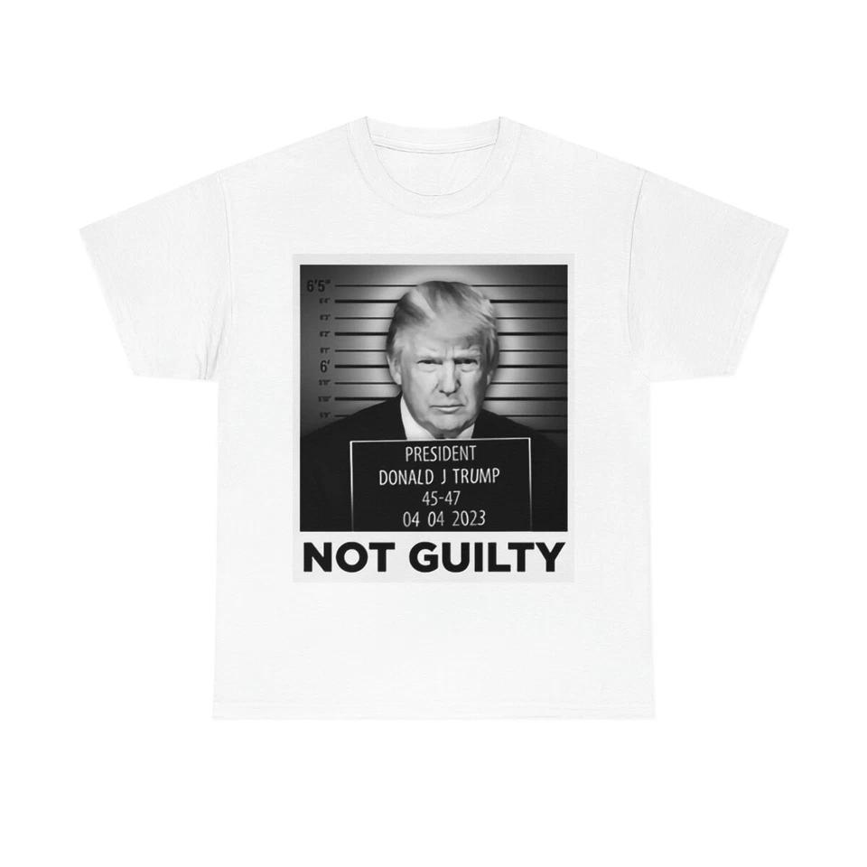 President Donald J. Trump Official Mugshot Not Guilty Short Sleeve Tee