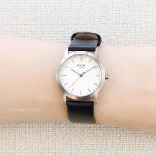 Boccia Titanium Watch Basic Collection 3291-03 Women's Black