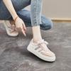 Spring and Summer New Breathable Casual Shoes Women's Fashion Versatile Color Matching Board Shoes Student Platform White Shoes