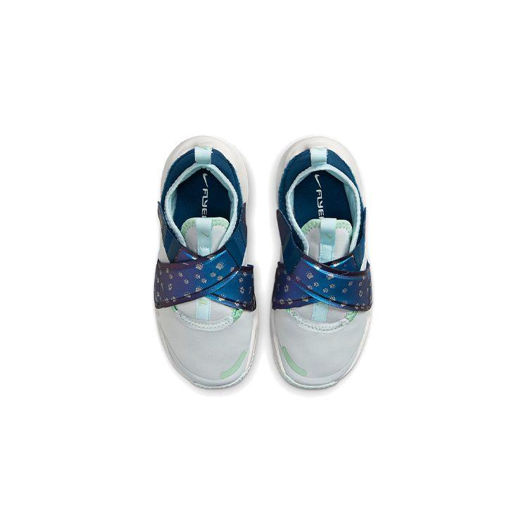 Детские кроссовки Nike Flex Advance SE PS Pawprints White Pure Platinum Valerian Blue — фото 4