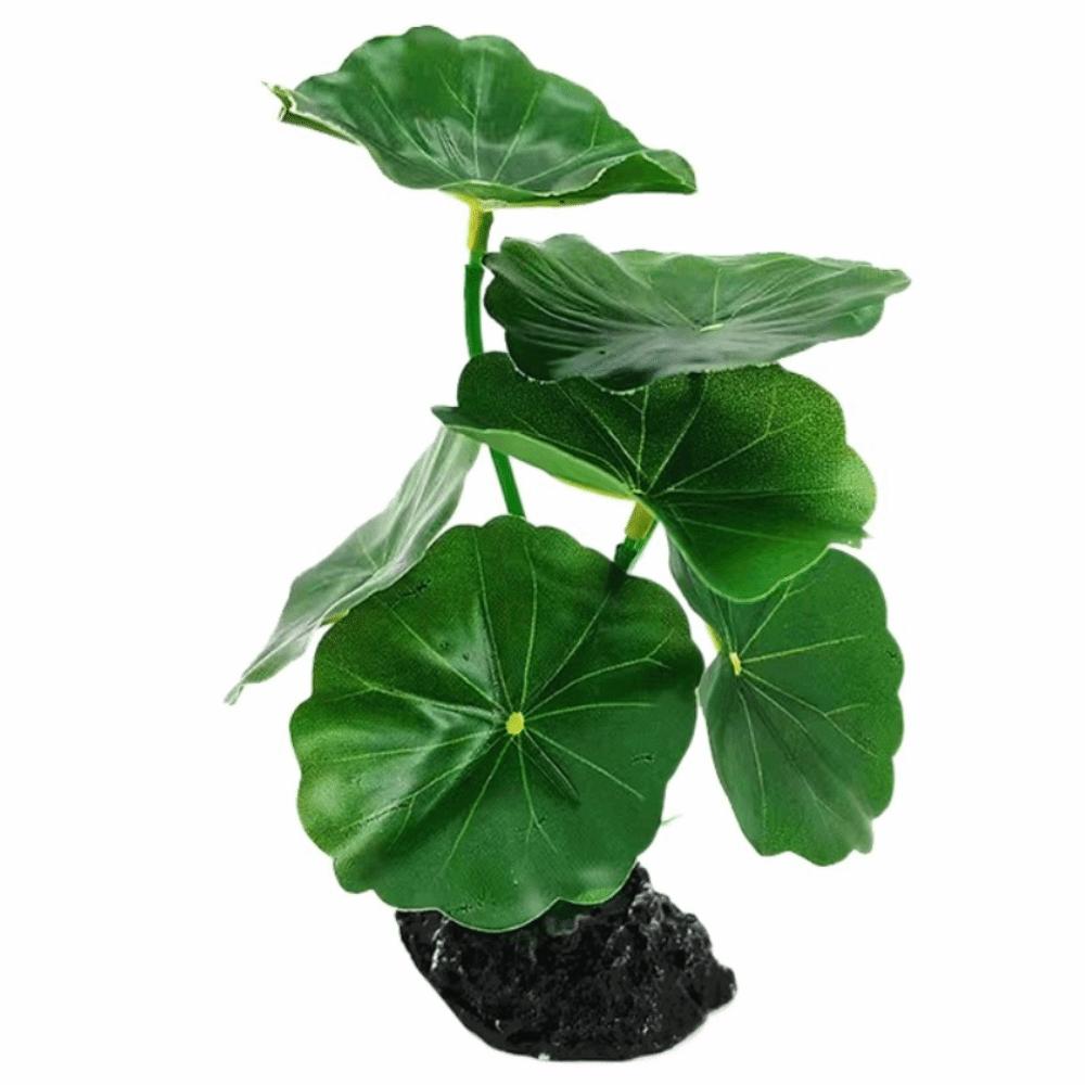 Plastic Material Aquarium Plants Realistic Design Safe Material Fish Tank Decorations Silk Texture
