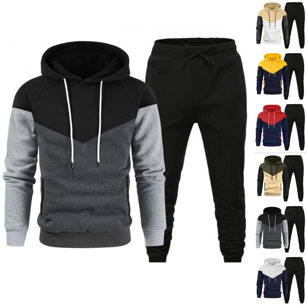 Men's Fall/Winter Hooded Sports Set