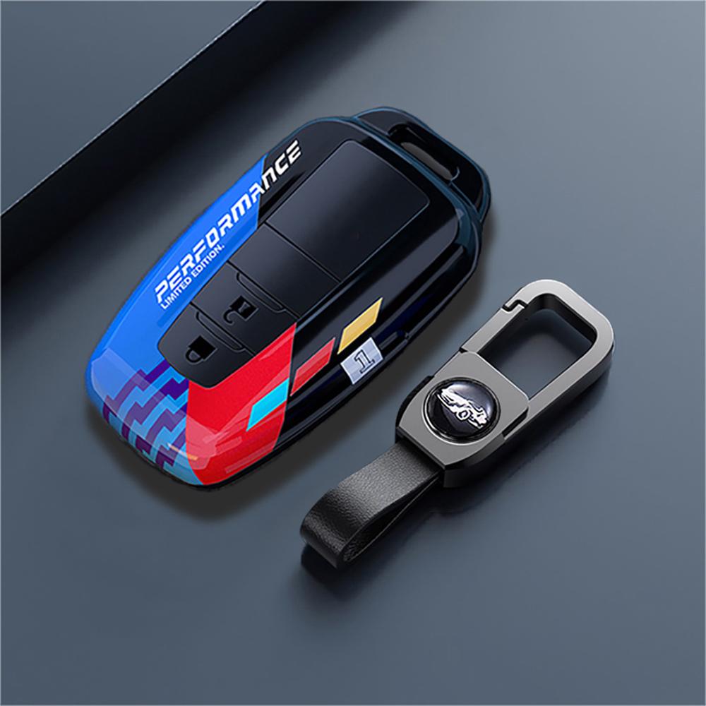 Abs Auto Key Fob Cover Case Housing Remote Fit For Toyota Chr Camry Corolla Rav4 Highlander C-Hr Prius Land Cruiser Prado Key Ring Auto Accessories