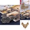 Retro European Alloy Floral Choker With Pendant For Women And Special Events
