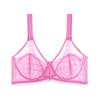 Plus Size Women Ultra Thin Breathable Sexy Lace Memory Wire Cotton Free Adjustable Underwear