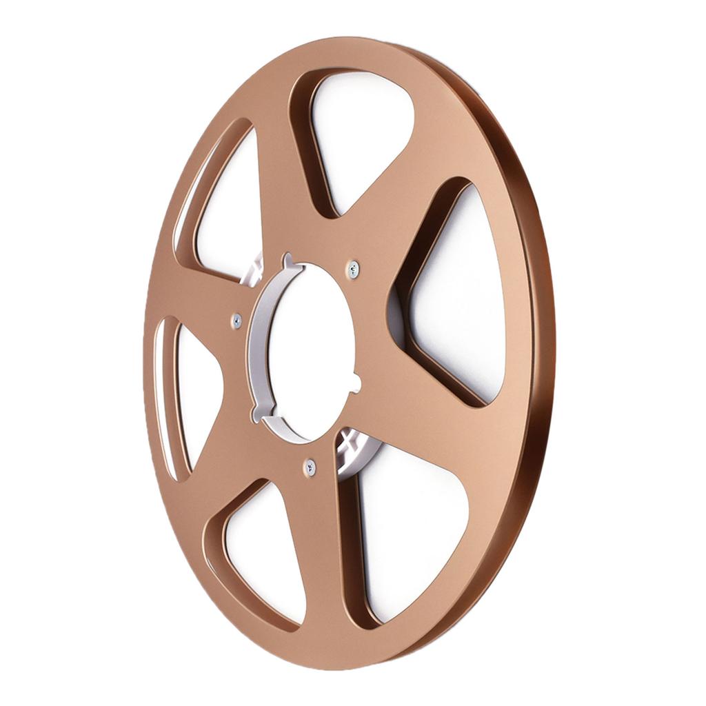 Aluminum 6 Hole Reel 10.5Inch Empty Tape With Nab Hub Disk For Studio Equipment Box Packaging