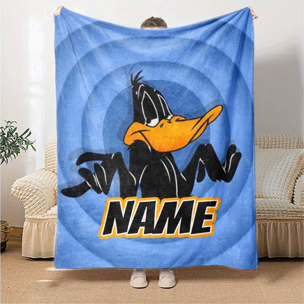 Warner (15) Personalized Name Blanket Throw Personalized Blanket Soft Warm Cozy Versatile for Office Living Room Bedding Chair Four Seasons Universal