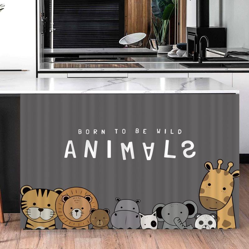 

Штора для дверцы шкафа Пылезащитная штора Декоративная штора для гардероба Книжный шкаф Штора для кухонного шкафа Без пробивания Покрывающая ткань 50x70cm19.7x27.6in