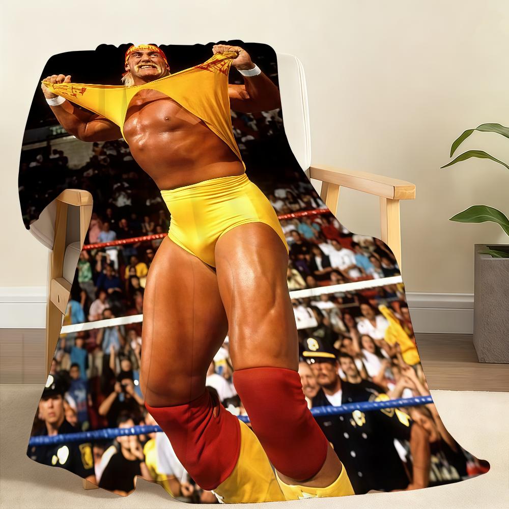 

H Hulks Hogans Blanket Soft Throw Blanket for Home Bedroom Bed Sofa Picnic Travel Office Rest Cover Blanket Gift 75x90cm