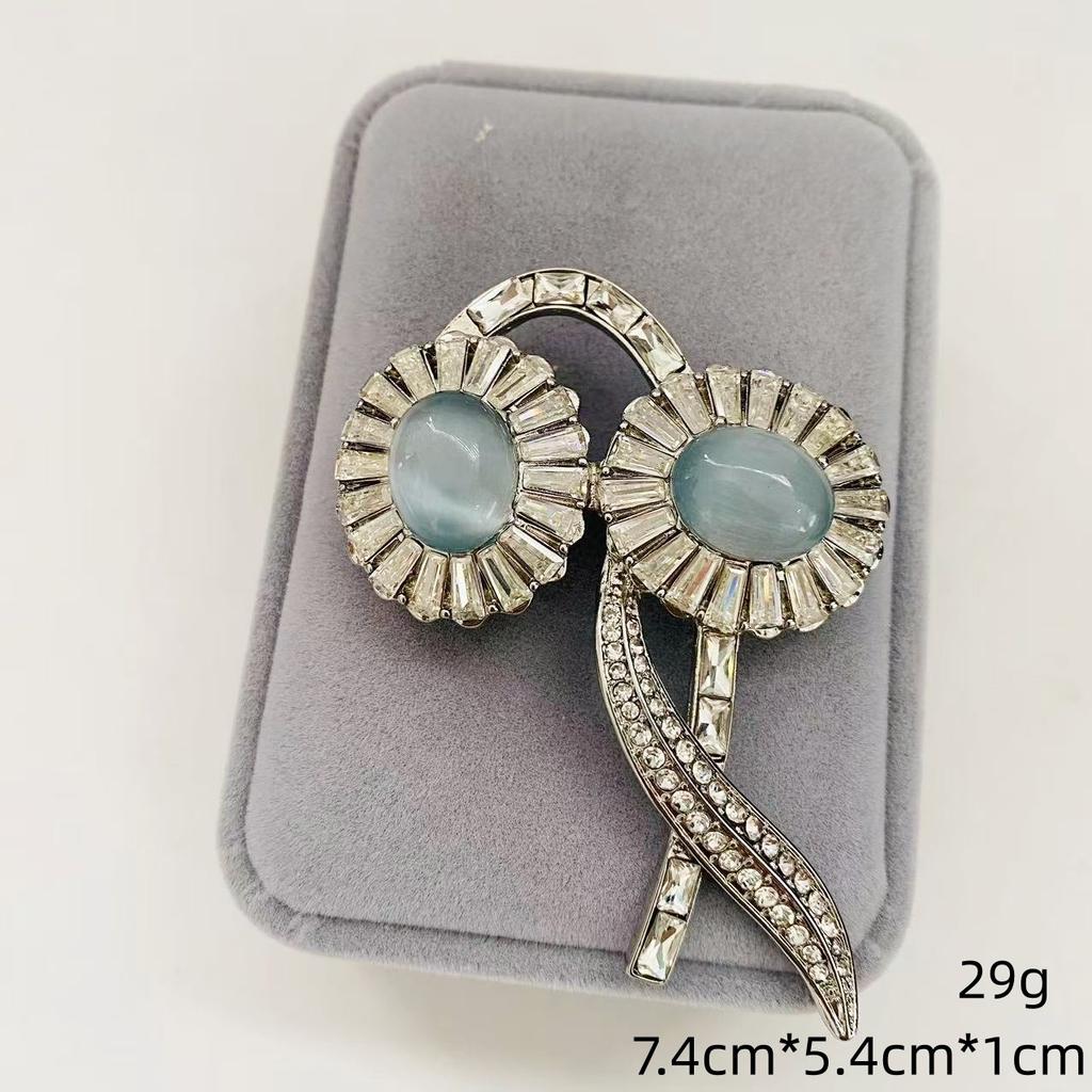 New Chinese Style Natural Powder Chalcedony Bracelet Handmade Light Luxury Inlaid With Ice Transparent Powder Agate Egg Noodle Packing Set