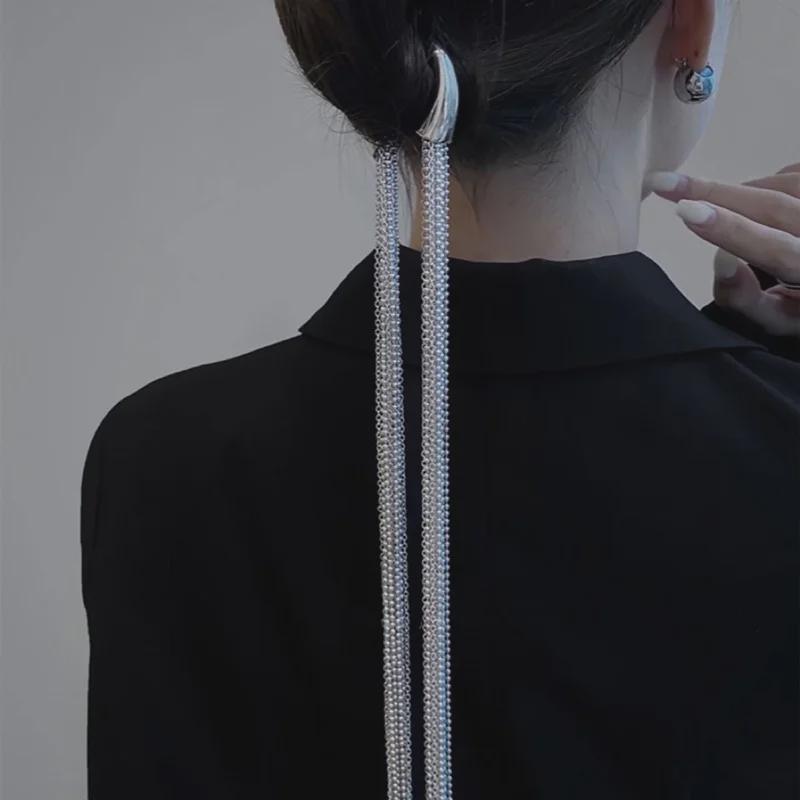 Eleganter Damen 2021 Brautschmuck mit langen Quasten