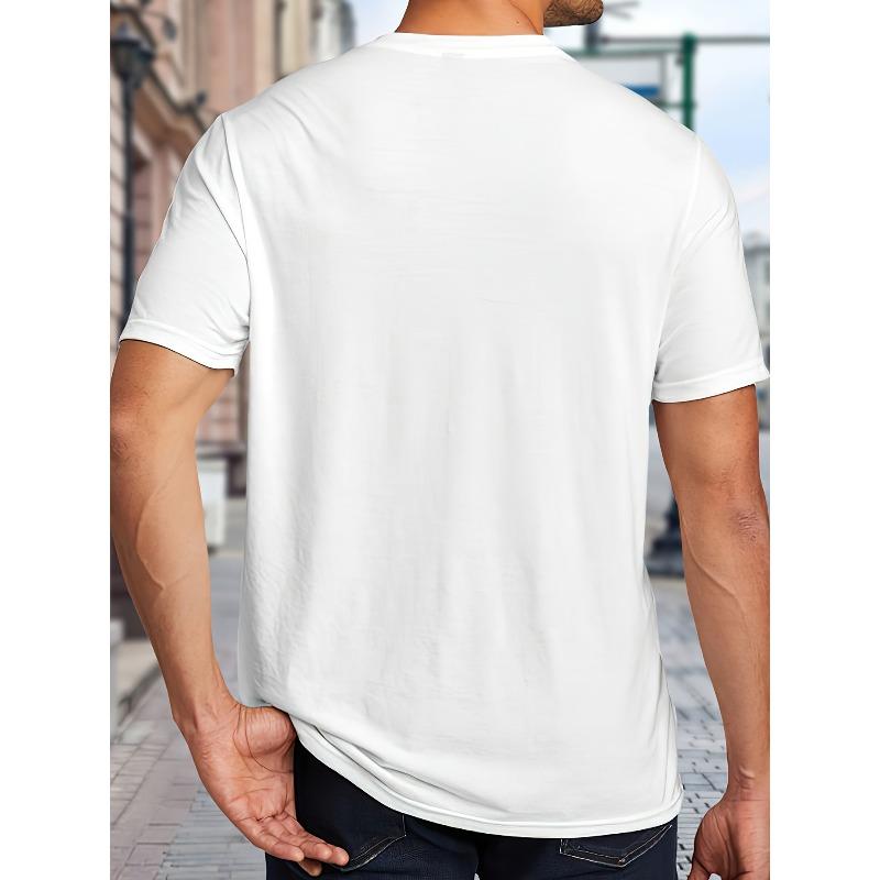 European sizes Justice League  Men's Funny Graphics Print T-Shirt, Casual Short Sleeve Shirt for Men, Machine-Washable Fabric