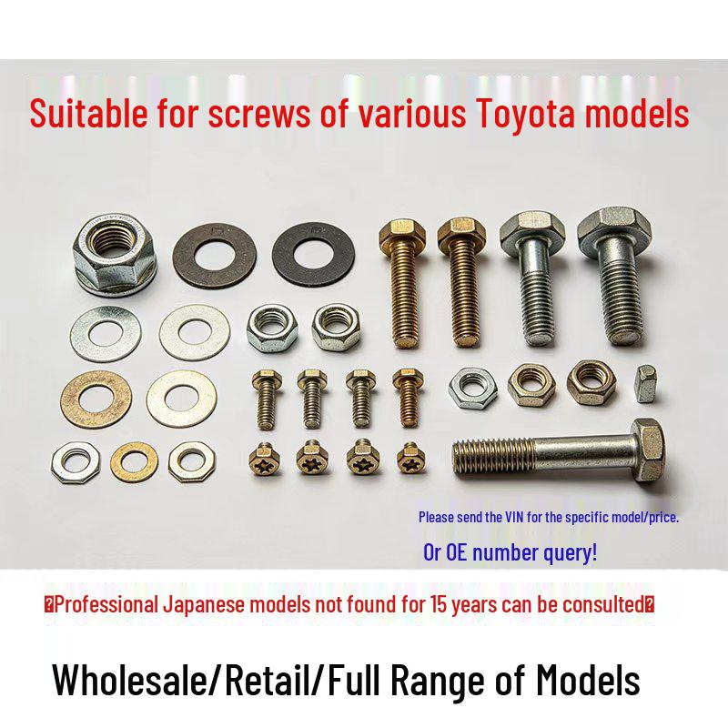 90119-C0238: Fits Toyota Prado, Land Cruiser Prado, Highlander seat and shock absorber bolts.