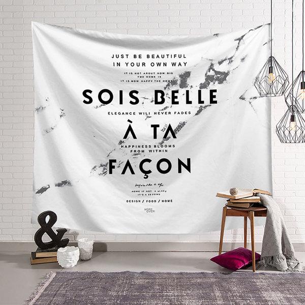 Ins style healing wall tapestry waterproof durable bedroom dormitory wall tapestry live broadcast background tapestry