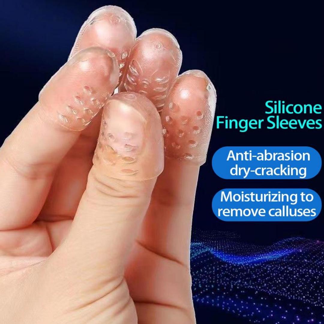 5/10 шт. Силиконовая защита пальцев: Увлажняющие, противоболевые, износостойкие чехлы для травмированных или сухих пальцев length:2.5cm-5pcs