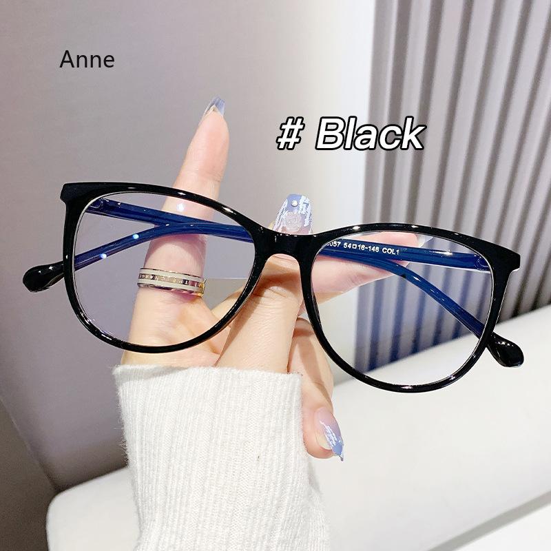 Korean Fashion Anti Blue Light Glasses Square Gradient Blue Frame Vintage Men Women Simple Design Eye Protection Eyewear
