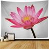 Watercolor Floral Lotus Tapestry Office Living Room Decoration Home Wall Tapestry