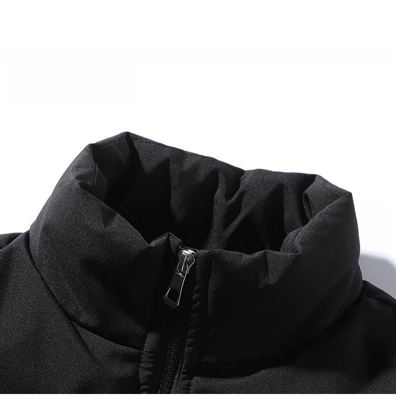Stand-up Collar Men's Jacket Winter Casual Loose Down Coat Couple's Cotton-padded Jacket Warm Cotton-padded Jacket