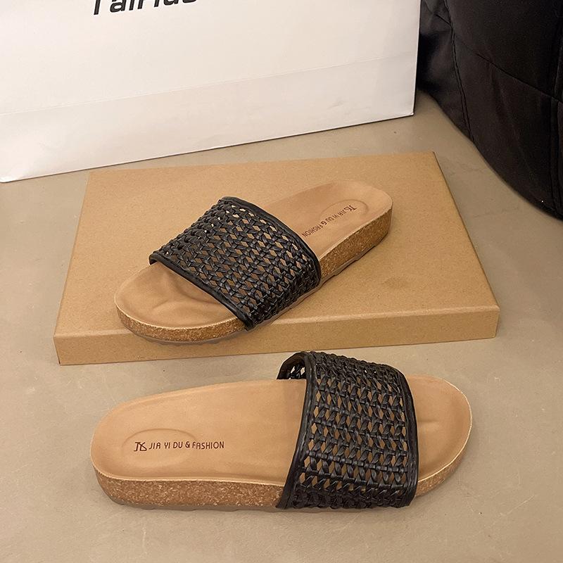 

Women s thick bottom comfortable non-slip fashionable versatile sandals new beach sandals outdoor home wear 40 чёрный