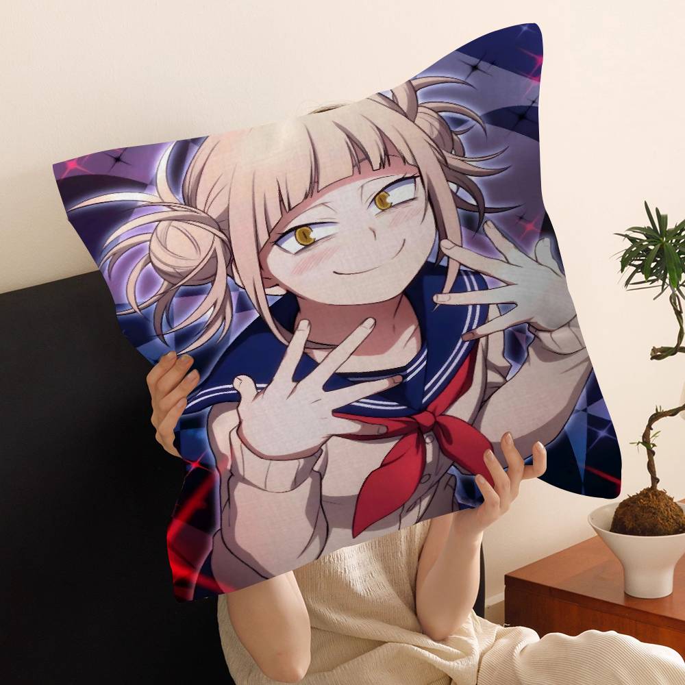 My Hero Academia Himiko Toga Office Cushion Pillowcase Car Cushion CoverXCM Lumbar Pillowcase Sofa Pillowcover