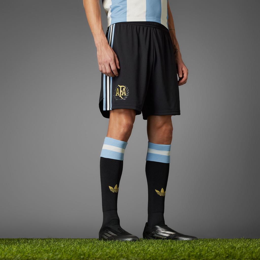 Adidas Originals X Argentina Team Anniversary Striped Comfortable Football Pants Men Bottoms Black JL9551