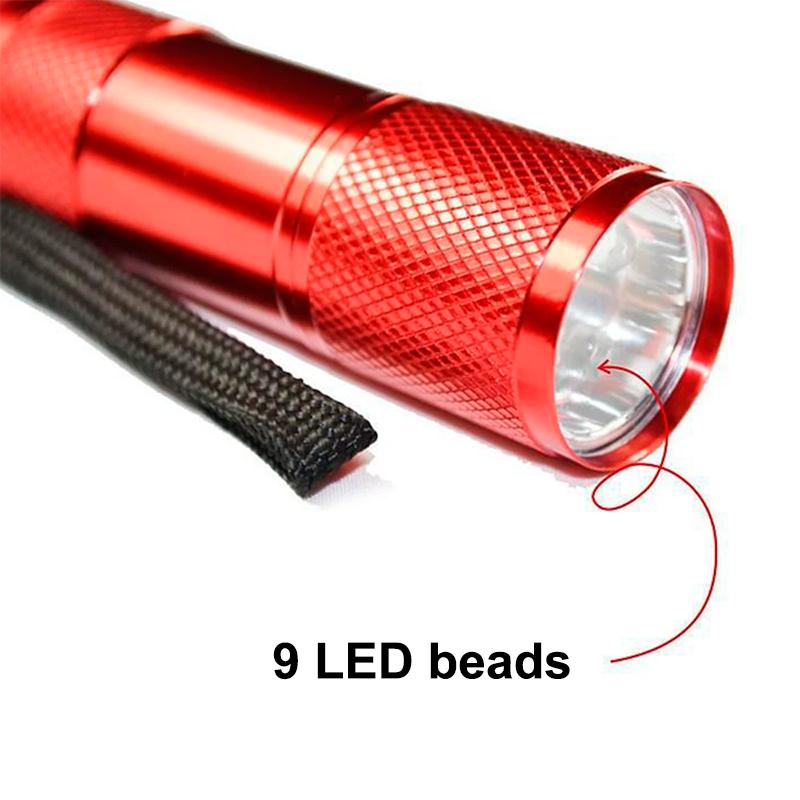 Uv Flashlight Uv Light Flashlight 395Nm Black Light Flashlight Mini Blacklight Torch For Uv Resin Glue Curing Pet Urine Stain