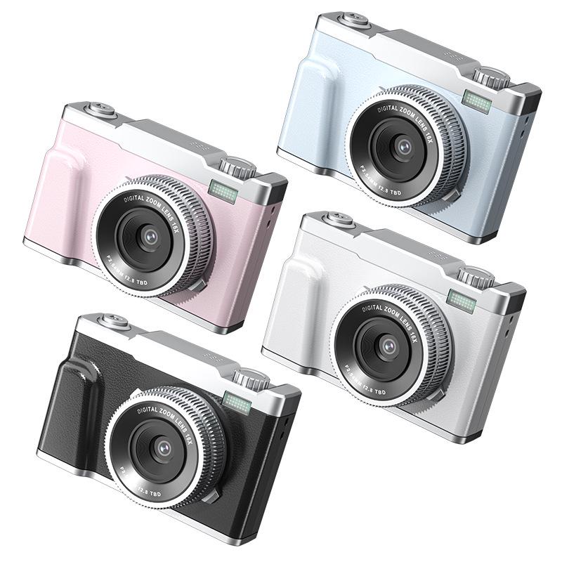 4K HD Retro Dual CCD Digital Camera for Students - Campus Party Photography with Phone Photo Transfer Capability