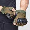 Novas Luvas Táticas Meio Dedo Paintball Airsoft Tiro Combate Antiderrapante Homem Bicicleta Luvas de Dedo Inteiro Equipamento de Proteção