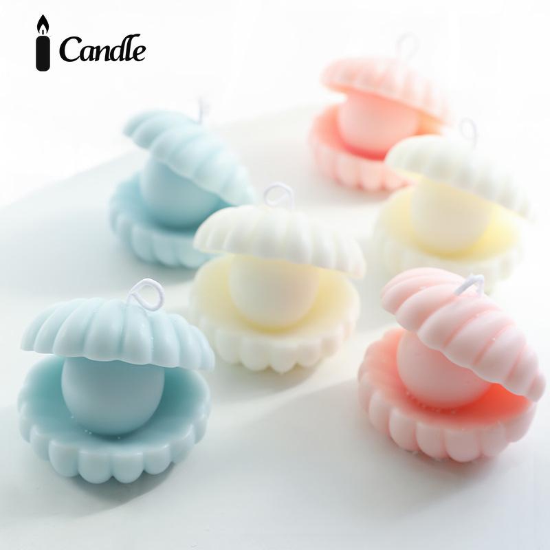 Pearl shell scented candle creative home fragrance ornament holiday gift souvenir scented candle